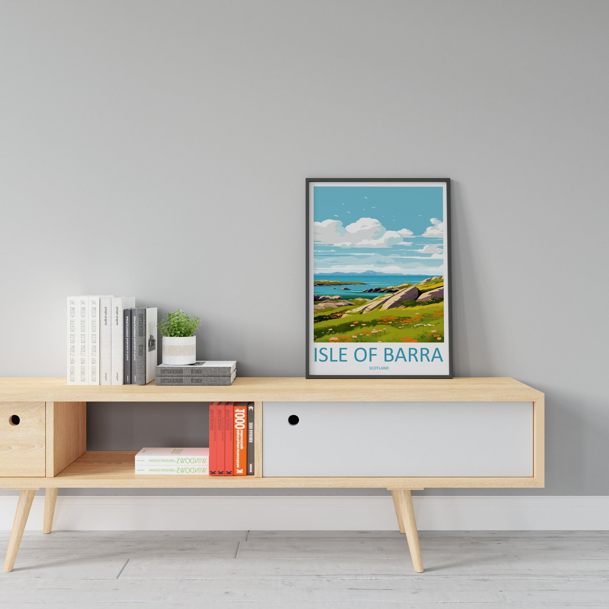 Isle Of Barra Travel Print Wall Art Isle Of Barra Wall Hanging Home Décor Isle Of Barra Gift Art Lovers Scotland Art Lover Gift Isle Poster