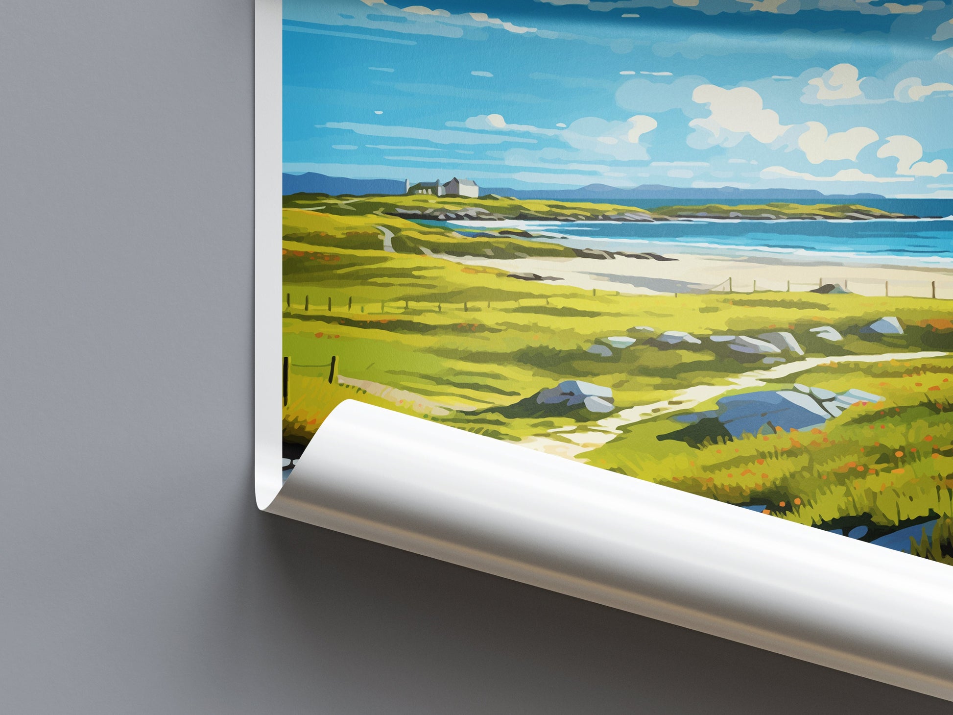 Isle Of Tiree Travel Print Wall Art Isle Of Tiree Wall Hanging Home Décor Isle Of Tiree Gift Art Lovers Scotland Art Lover Gift Isle Poster