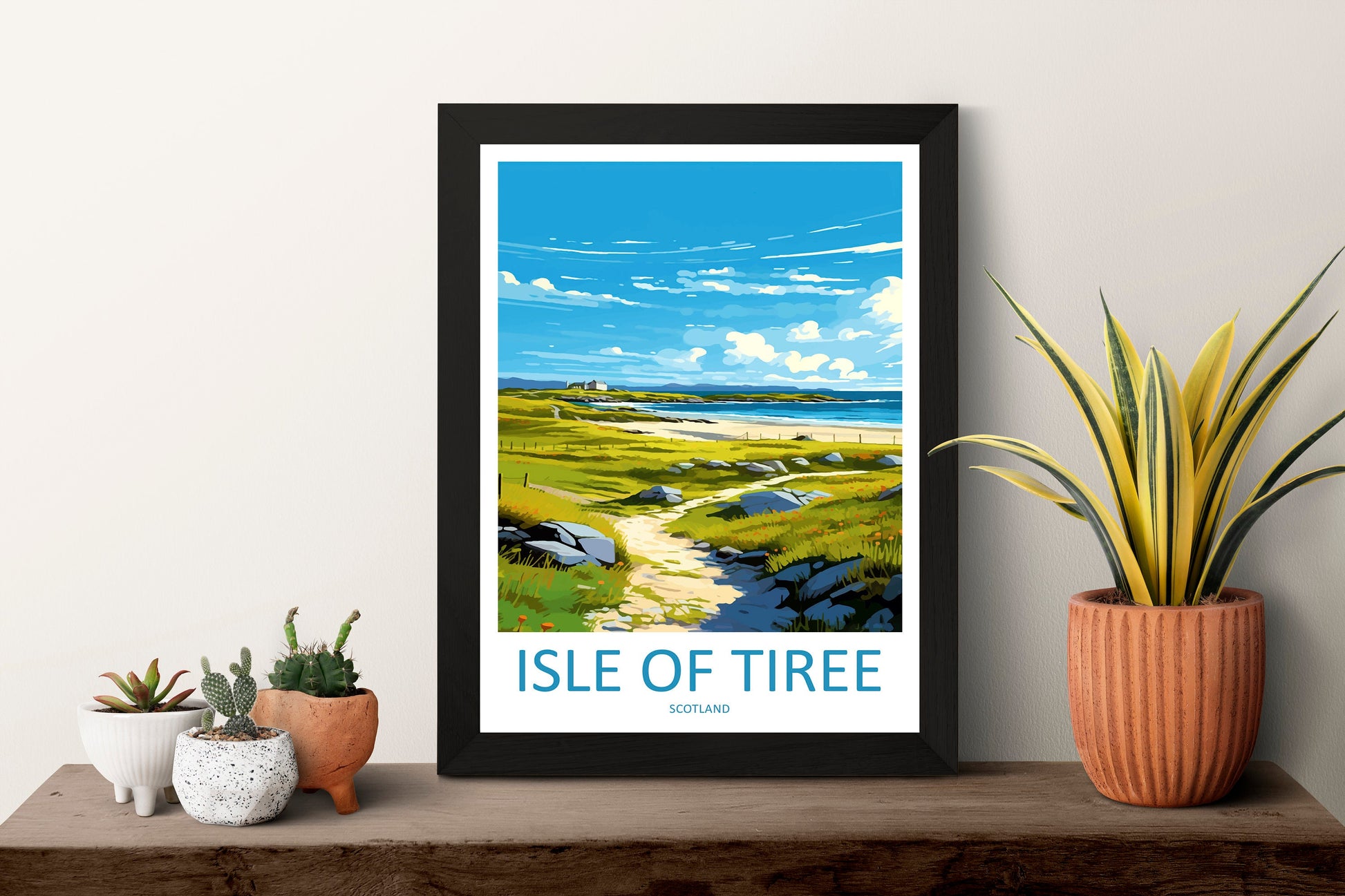 Isle Of Tiree Travel Print Wall Art Isle Of Tiree Wall Hanging Home Décor Isle Of Tiree Gift Art Lovers Scotland Art Lover Gift Isle Poster