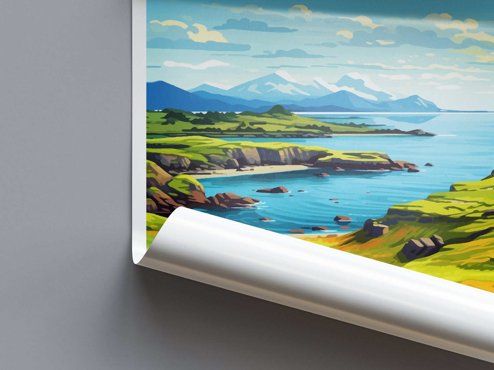 Isle Of Seil Travel Print Wall Art Isle Of Seil Wall Hanging Home Décor Isle Of Seil Gift Art Lovers Scotland Art Lover Travel Isle Gift
