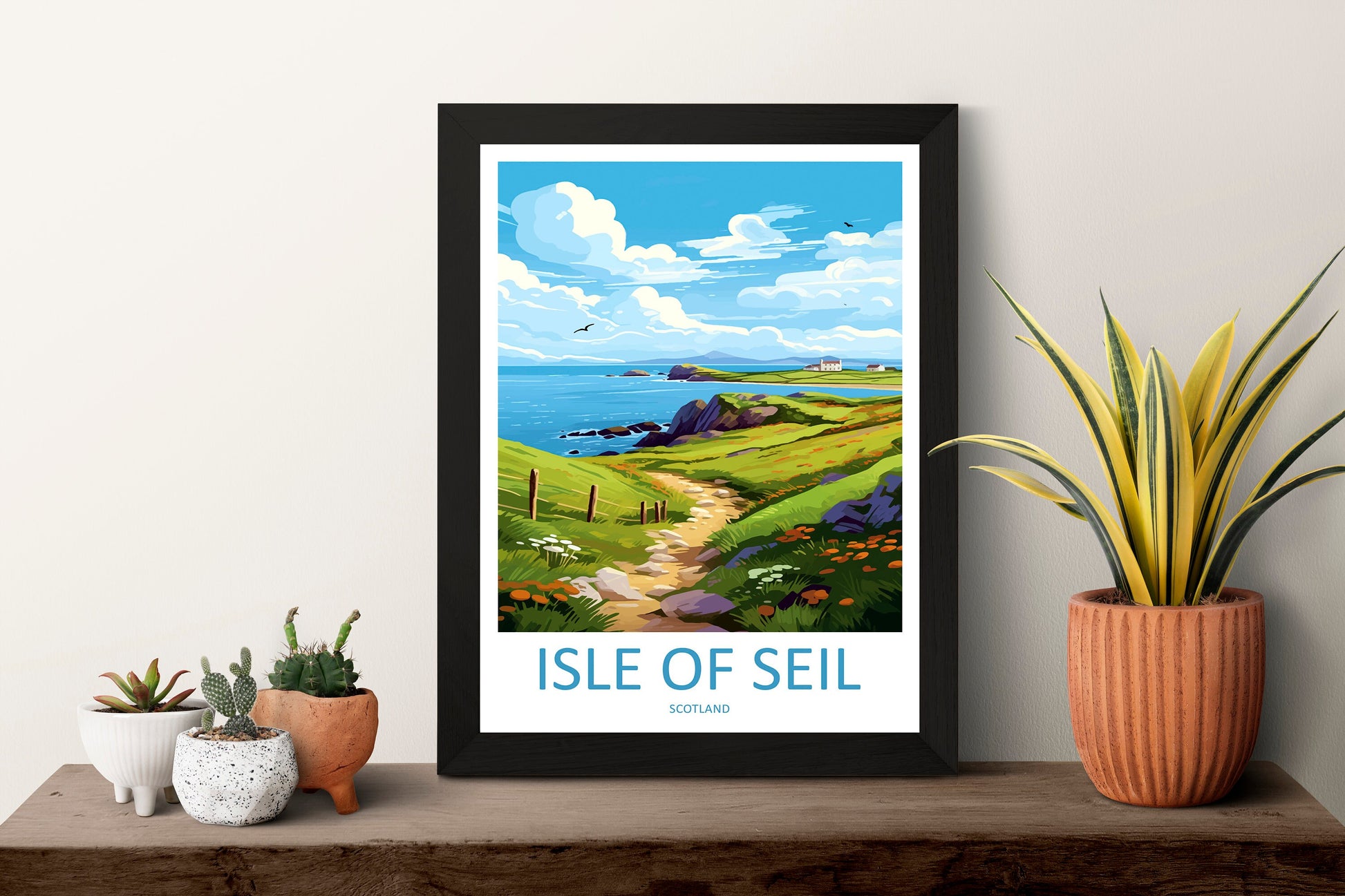 Isle Of Seil Travel Print Wall Art Isle Of Seil Wall Hanging Home Décor Isle Of Seil Gift Art Lovers Scotland Art Lover Travel Isle Gift