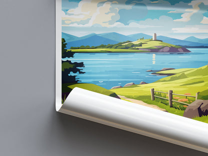 Isle Of Lismore Travel Print Wall Art Isle Of Lismore Wall Hanging Home Décor Isle Of Lismore Gift Art Lovers Scotland Art Lover Travel Gift