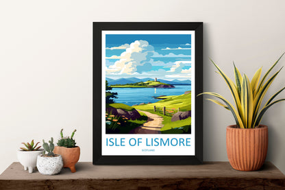 Isle Of Lismore Travel Print Wall Art Isle Of Lismore Wall Hanging Home Décor Isle Of Lismore Gift Art Lovers Scotland Art Lover Travel Gift