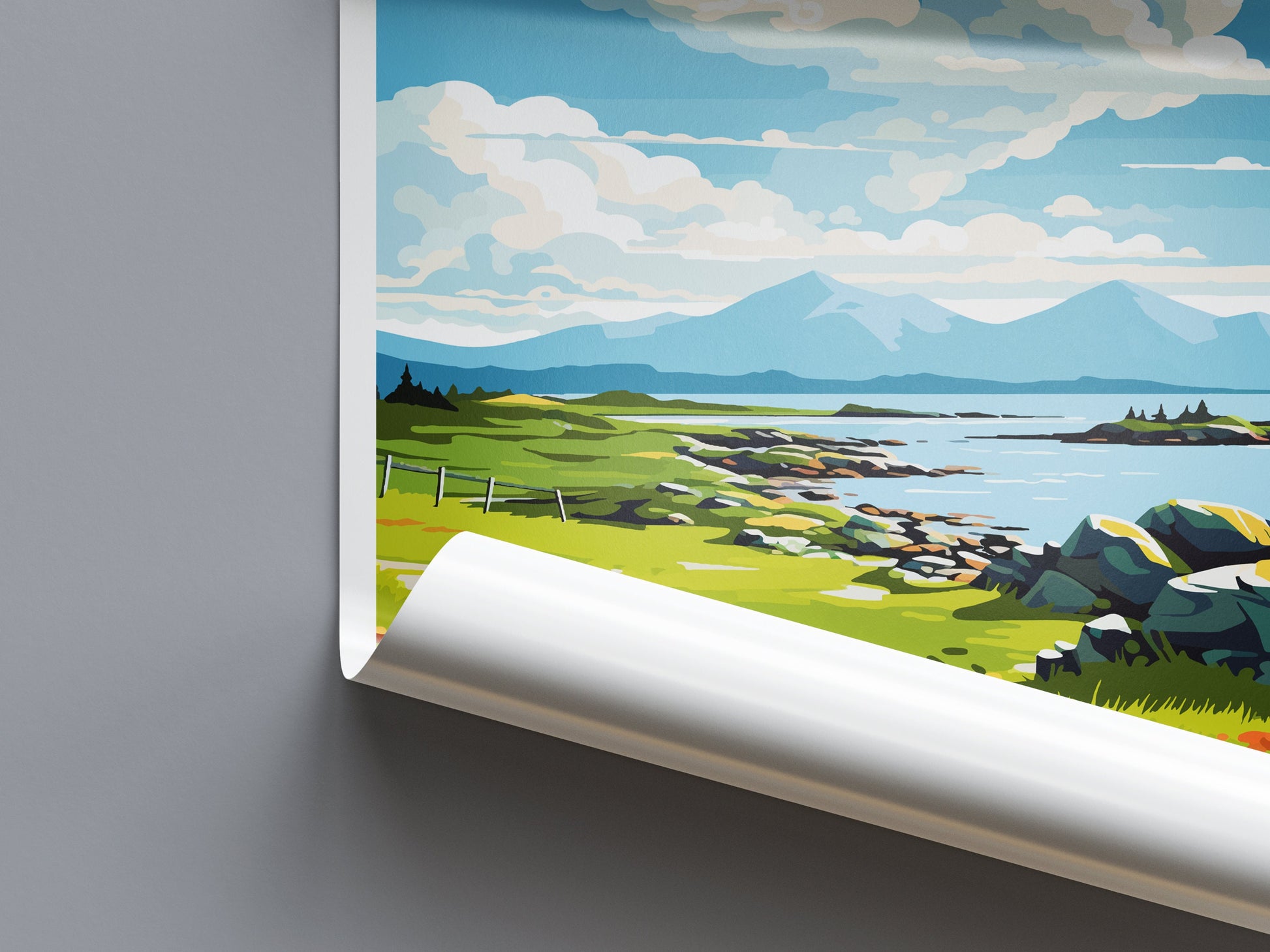 Isle Of Jura Travel Print Wall Art Isle Of Jura Wall Hanging Home Décor Isle Of Jura Gift Art Lovers Scotland Art Lover Travel Gift