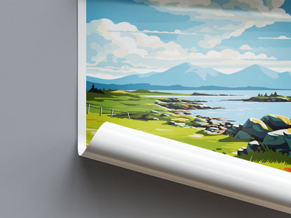 Isle Of Jura Travel Print Wall Art Isle Of Jura Wall Hanging Home Décor Isle Of Jura Gift Art Lovers Scotland Art Lover Travel Gift