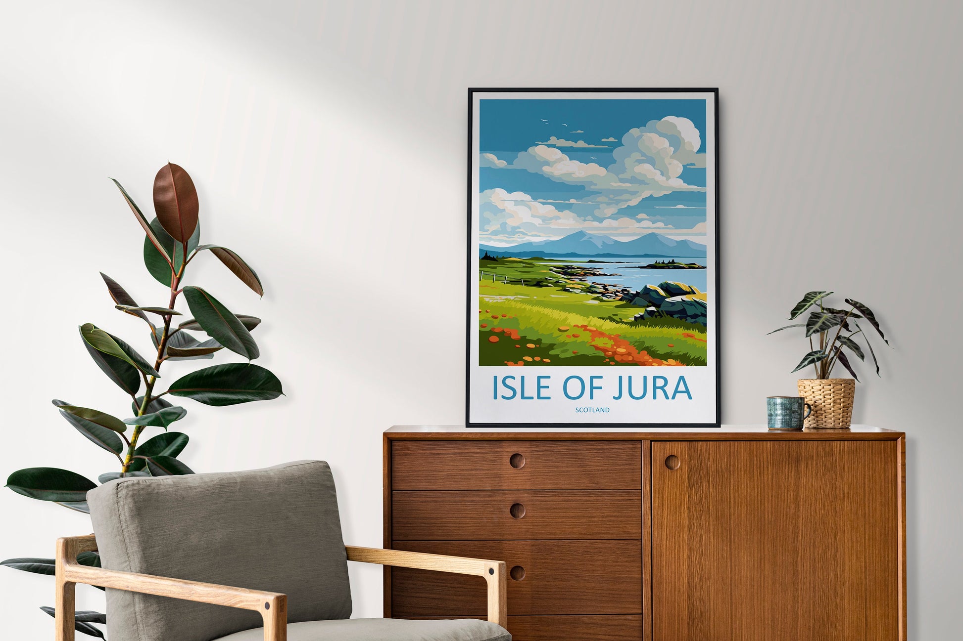 Isle Of Jura Travel Print Wall Art Isle Of Jura Wall Hanging Home Décor Isle Of Jura Gift Art Lovers Scotland Art Lover Travel Gift