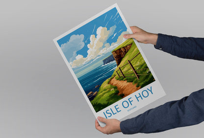 Isle Of Hoy Travel Print Wall Art Isle Of Hoy Wall Hanging Home Décor Isle Of Hoy Gift Art Lovers Scotland Art Lover Travel Gift