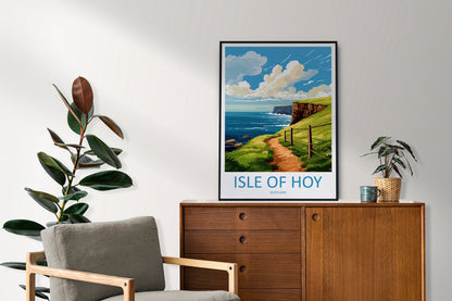 Isle Of Hoy Travel Print Wall Art Isle Of Hoy Wall Hanging Home Décor Isle Of Hoy Gift Art Lovers Scotland Art Lover Travel Gift