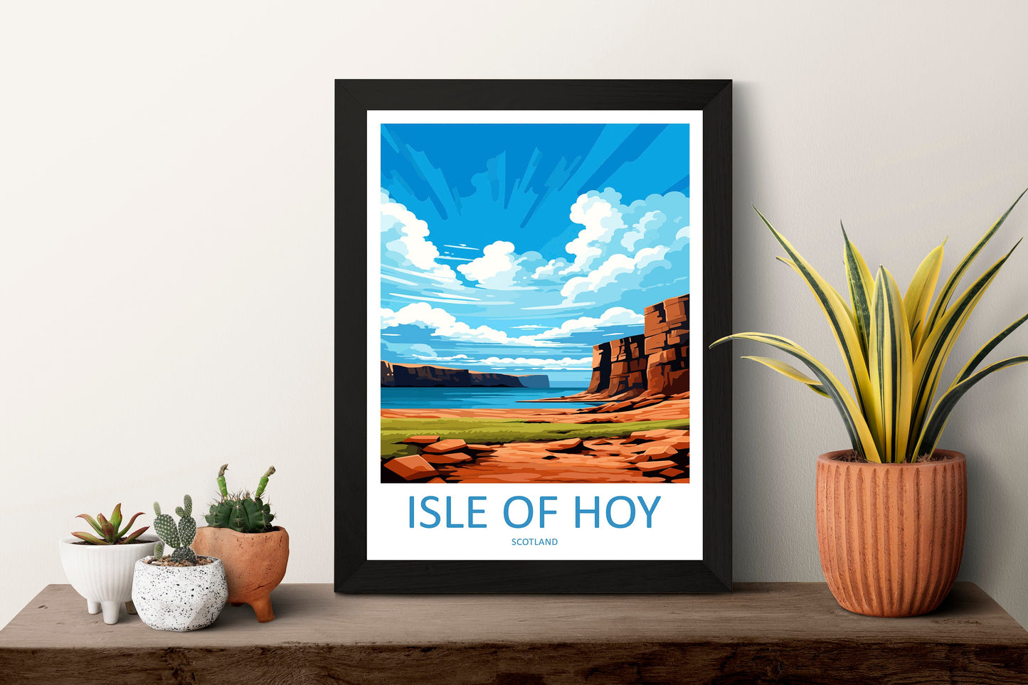 Isle Of Hoy Travel Print Wall Art Isle Of Hoy Wall Hanging Home Décor Isle Of Hoy Gift Art Lovers Scotland Art Lover Travel Gift