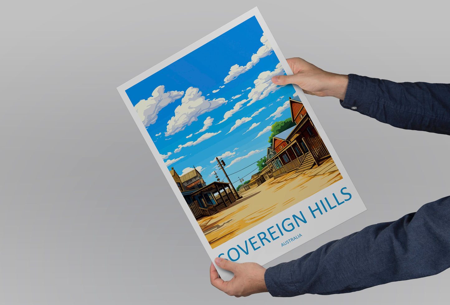 Sovereign Hills Travel Print Wall Art Sovereign Hills Wall Hanging Home Décor Sovereign Hills Gift Art Lovers Australia Art Lover Gift