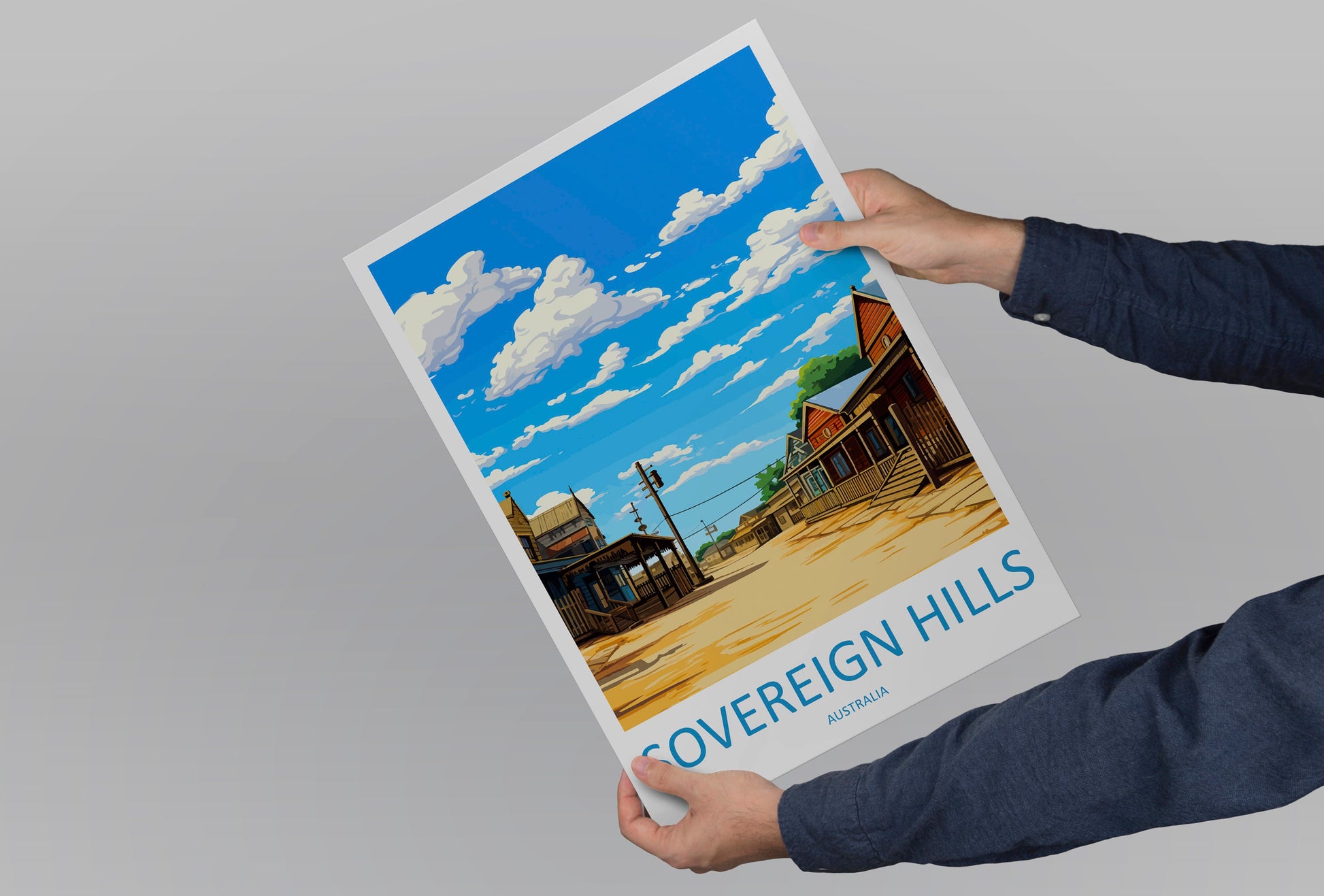 Sovereign Hills Travel Print Wall Art Sovereign Hills Wall Hanging Home Décor Sovereign Hills Gift Art Lovers Australia Art Lover Gift