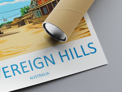 Sovereign Hills Travel Print Wall Art Sovereign Hills Wall Hanging Home Décor Sovereign Hills Gift Art Lovers Australia Art Lover Gift