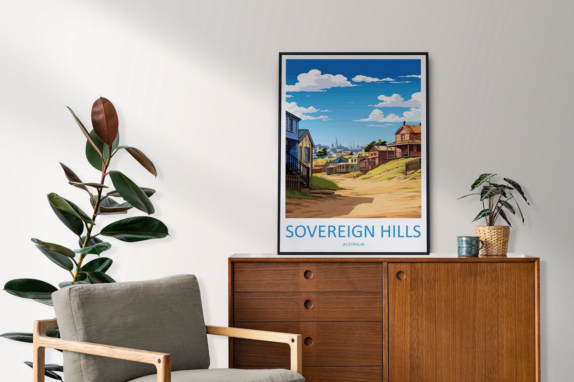 Sovereign Hills Travel Print Wall Art Sovereign Hills Wall Hanging Home Décor Sovereign Hills Gift Art Lovers Australia Art Lover Gift