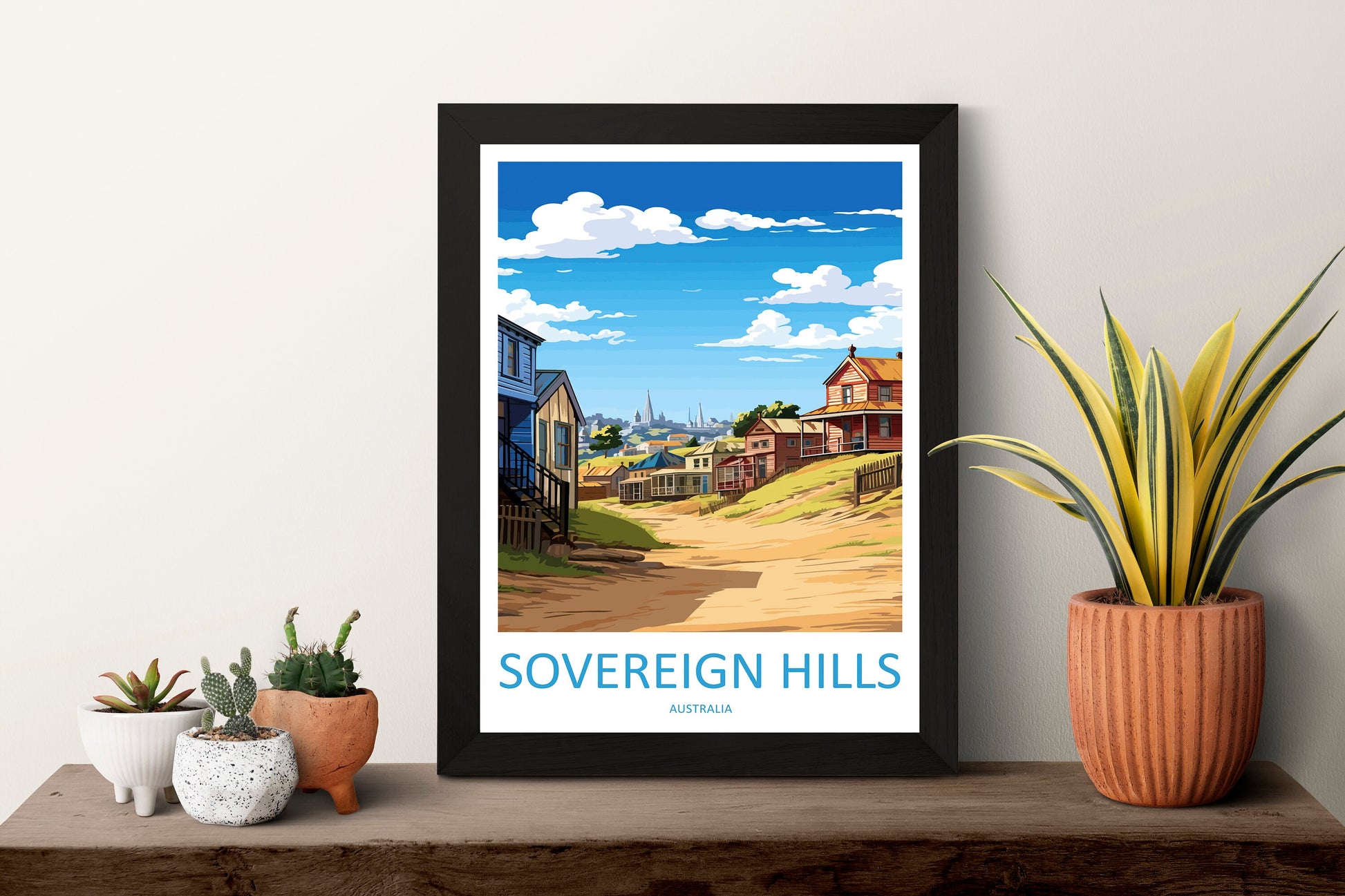 Sovereign Hills Travel Print Wall Art Sovereign Hills Wall Hanging Home Décor Sovereign Hills Gift Art Lovers Australia Art Lover Gift