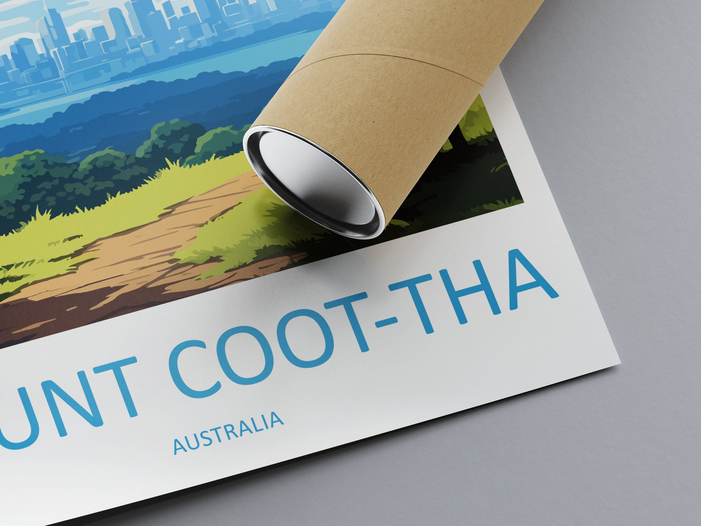 Mount Coot-tha Travel Print Wall Art Mount Coot-tha Wall Hanging Home Décor Mount Coot-tha Gift Art Lovers Australia Art Lover Gift