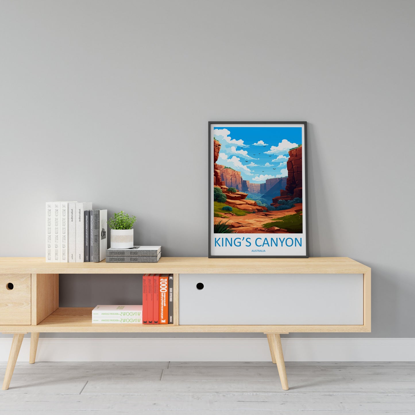 Kings Canyon Travel Print Wall Art Kings Canyon Wall Hanging Home Décor Kings Canyon Gift Art Lovers Wall Art Australia Poster Deco
