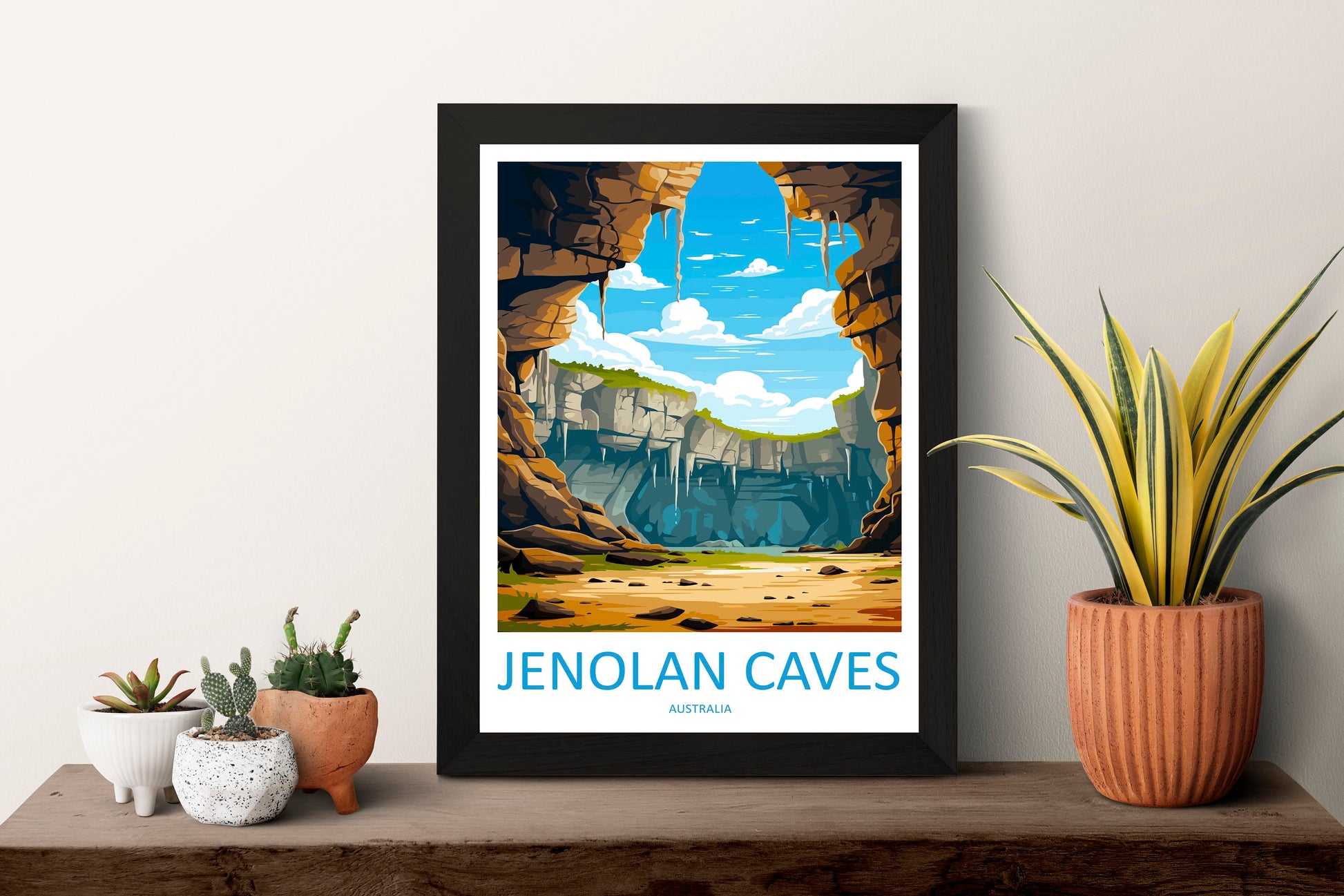 Jenolan Caves Travel Print Wall Art Jenolan Caves Wall Hanging Home Décor Jenolan Caves Gift Art Lovers Wall Art Australia Poster Deco