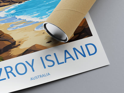 Fitzroy Island Travel Print Wall Art Fitzroy Island Wall Hanging Home Décor Fitzroy Island Gift Art Lovers Wall Art Australia Poster Deco