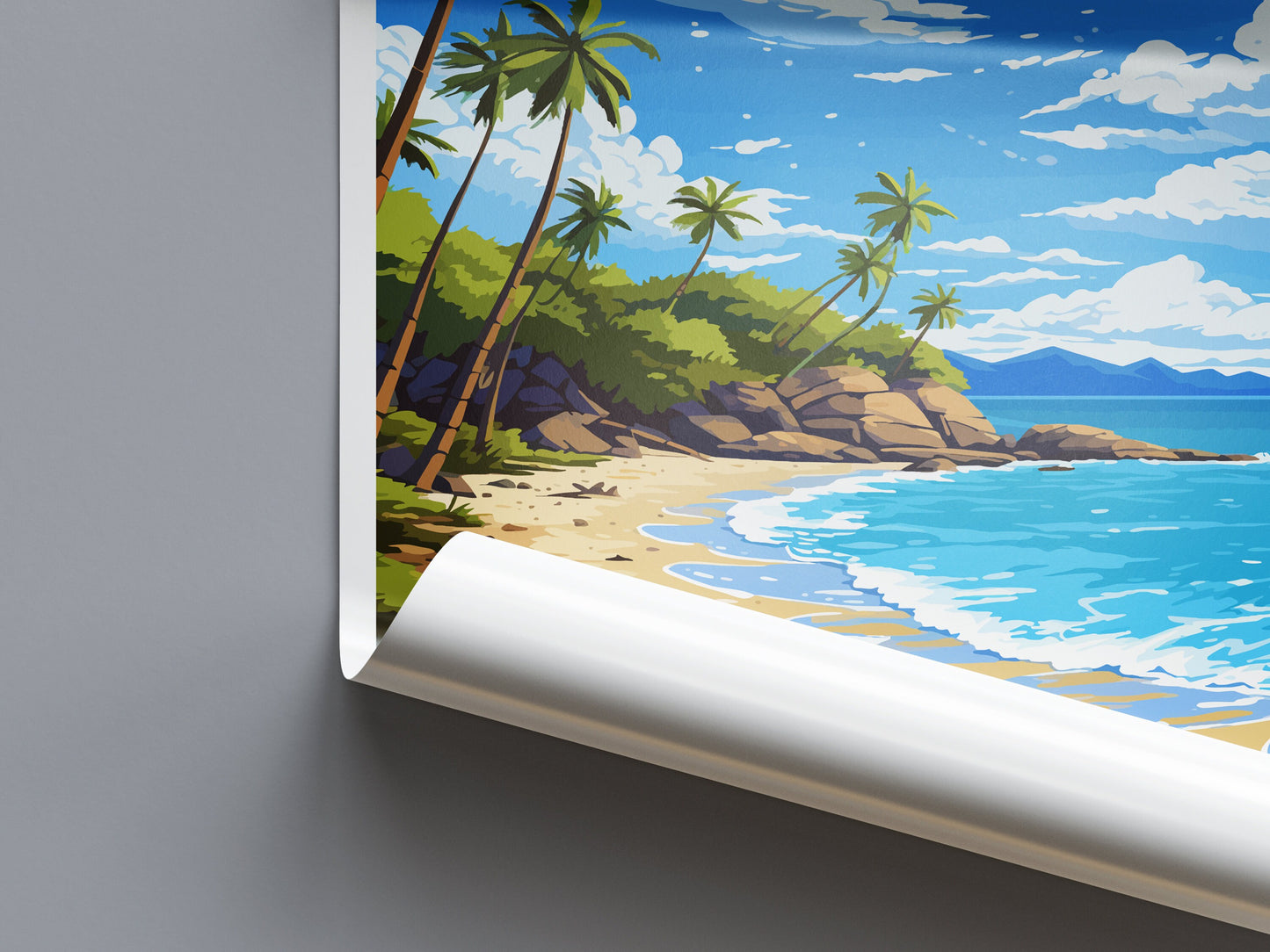 Fitzroy Island Travel Print Wall Art Fitzroy Island Wall Hanging Home Décor Fitzroy Island Gift Art Lovers Wall Art Australia Poster Deco