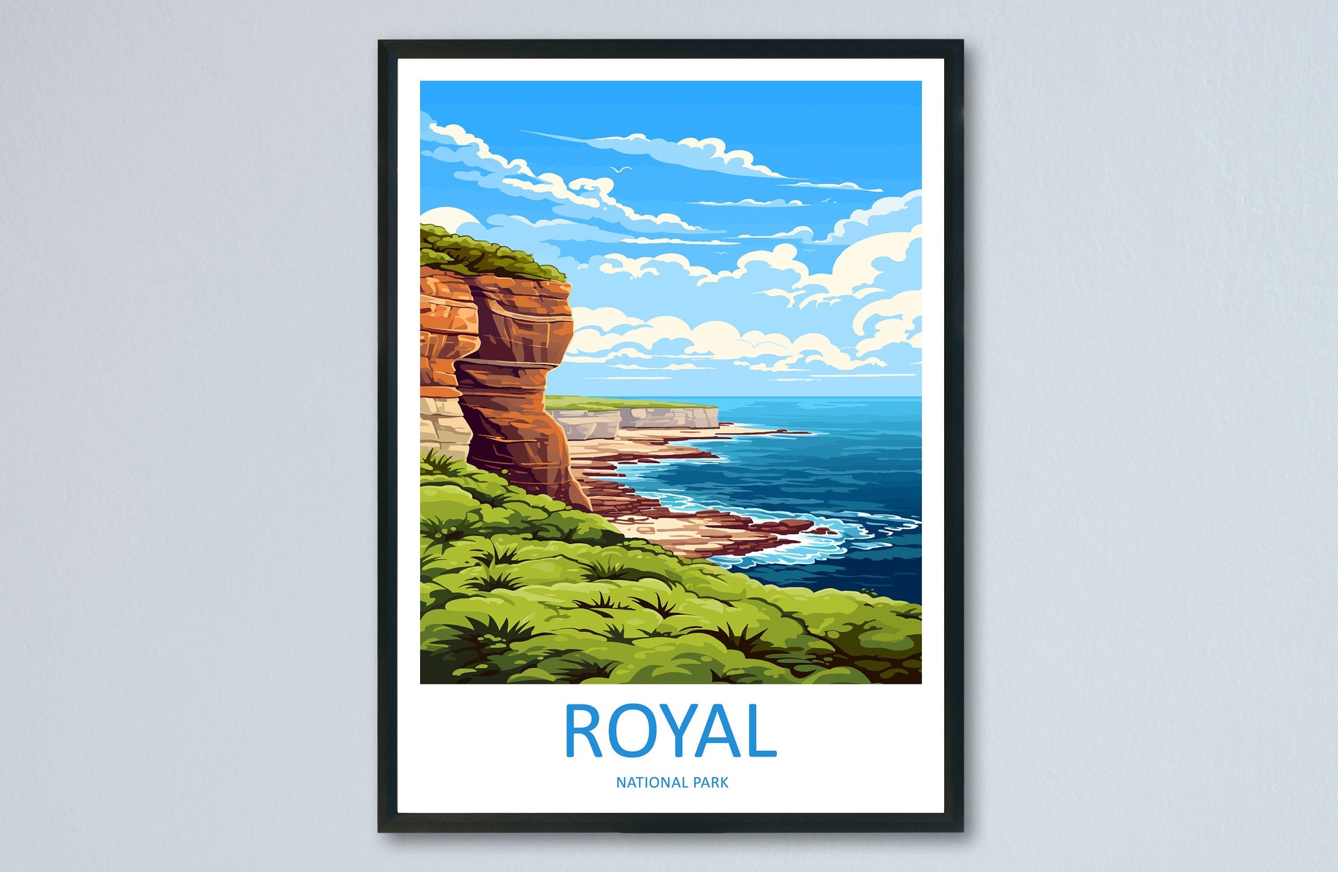 Royal National Park Travel Print Wall Art Royal National Park Wall Hanging Home Décor Royal National Park Gift Art Lovers Wall Art Australia