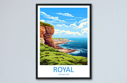 Royal National Park Travel Print Wall Art Royal National Park Wall Hanging Home Décor Royal National Park Gift Art Lovers Wall Art Australia