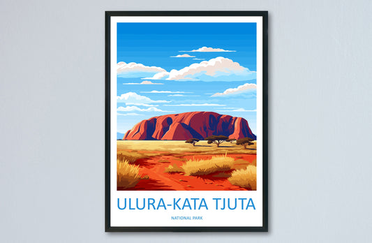 Uluru-kata Tjuta National Park Travel Print Wall Art Uluru-kata Tjuta Wall Hanging Home Décor Uluru-kata Tjuta Gift Art Lovers Art Australia