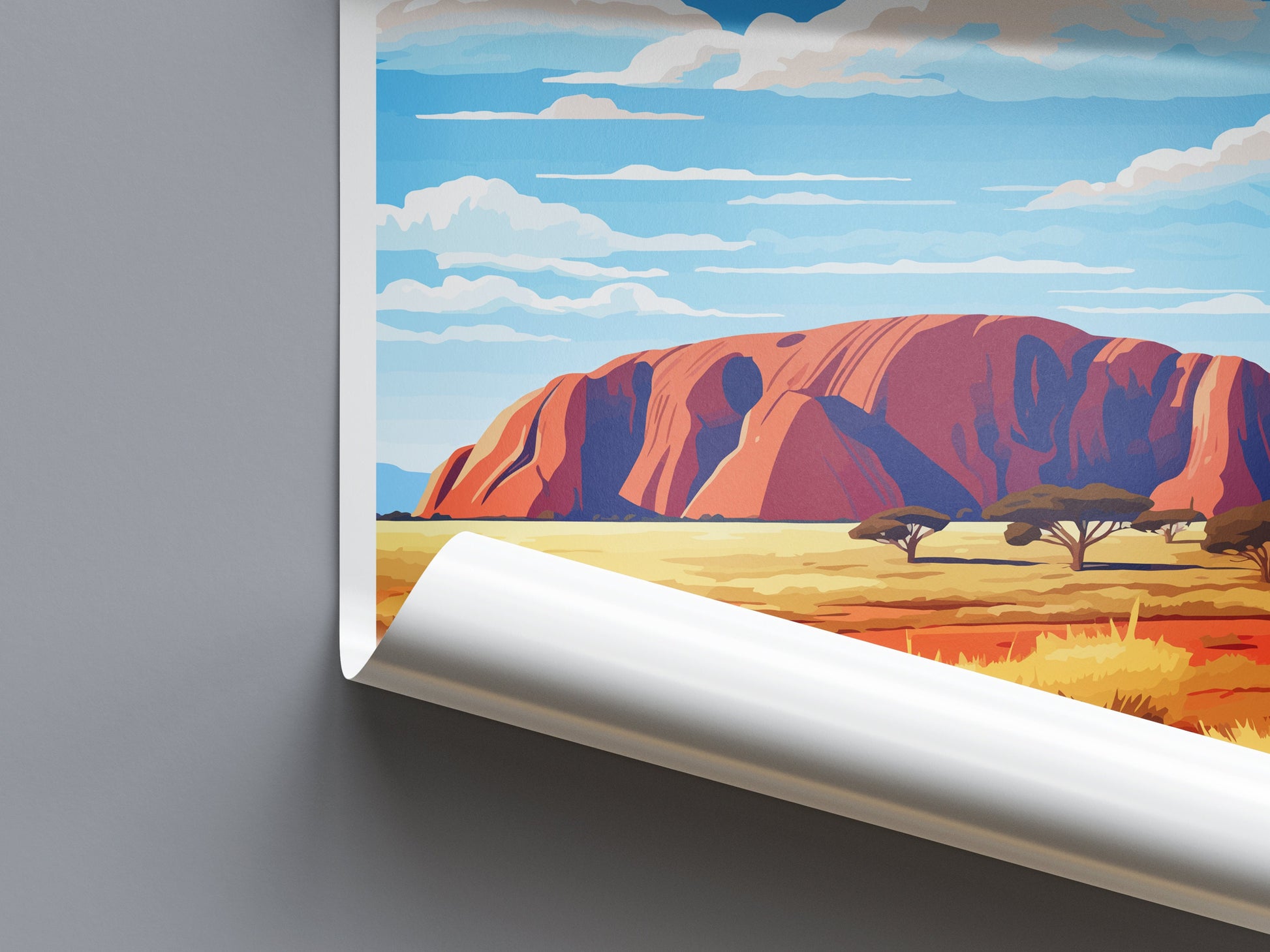 Uluru-kata Tjuta National Park Travel Print Wall Art Uluru-kata Tjuta Wall Hanging Home Décor Uluru-kata Tjuta Gift Art Lovers Art Australia