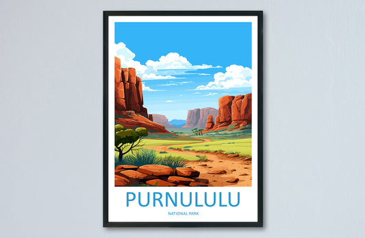 Purnululu National Park Travel Print Wall Purnululu Wall Hanging Home Décor Purnululu Gift Art Lovers Art Australia Wall Art Poster