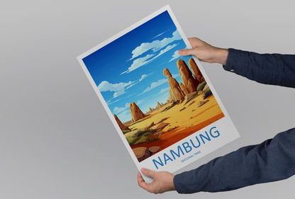 Nambung National Park Travel Print Wall Nambung National Park Wall Hanging Home Décor Nambung Gift Art Lovers Art Australia Wall Art Poster