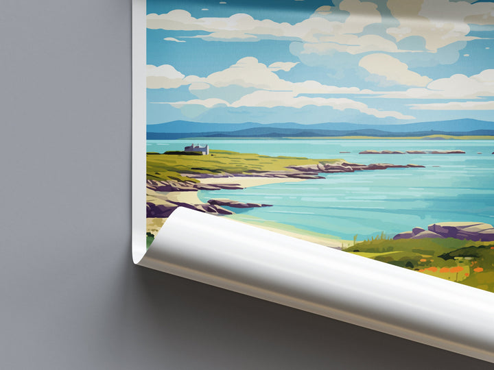 Isle Of Gigha Travel Print Wall Art Isle Of Gigha Wall Hanging Home Décor Isle Of Gigha Gift Art Lovers Scotland Art Lover Travel Gift