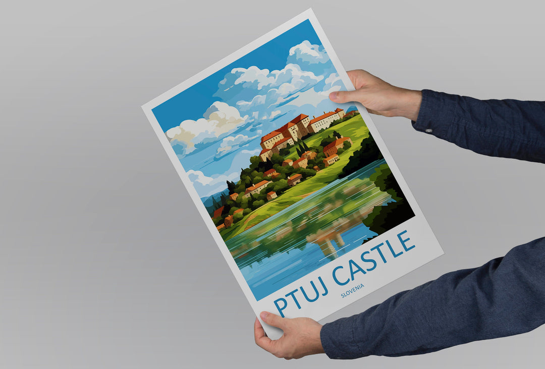 Ptuj Castle Travel Print Ptuj Castle Home Décor Slovenia Art Print Ptuj Castle Wall Print For Lake Bled Gift Wall Hanging Artwork