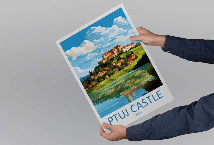 Ptuj Castle Travel Print Ptuj Castle Home Décor Slovenia Art Print Ptuj Castle Wall Print For Lake Bled Gift Wall Hanging Artwork