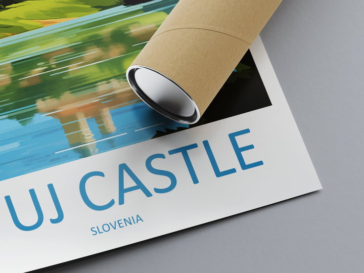 Ptuj Castle Travel Print Ptuj Castle Home Décor Slovenia Art Print Ptuj Castle Wall Print For Lake Bled Gift Wall Hanging Artwork
