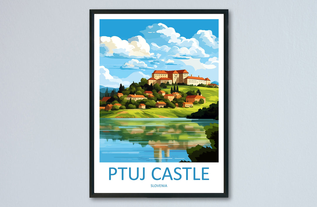 Ptuj Castle Travel Print Ptuj Castle Home Décor Slovenia Art Print Ptuj Castle Wall Print For Lake Bled Gift Wall Hanging Artwork