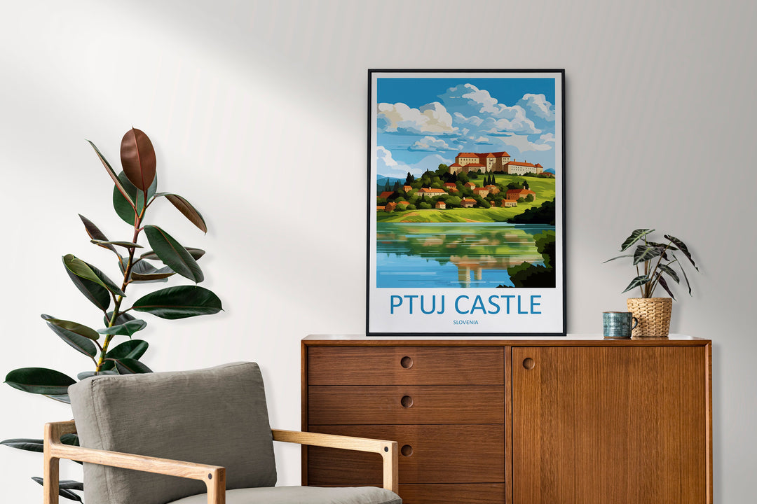 Ptuj Castle Travel Print Ptuj Castle Home Décor Slovenia Art Print Ptuj Castle Wall Print For Lake Bled Gift Wall Hanging Artwork