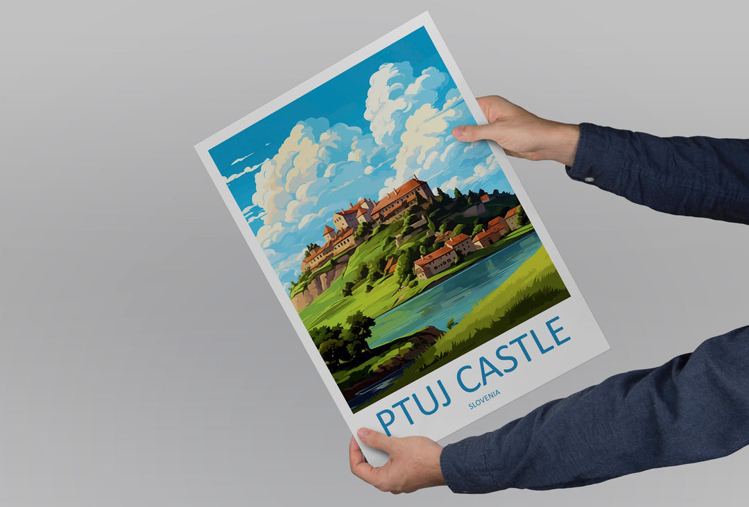 Ptuj Castle Travel Print Ptuj Castle Home Décor Slovenia Art Print Ptuj Castle Wall Print For Lake Bled Gift Wall Hanging Artwork