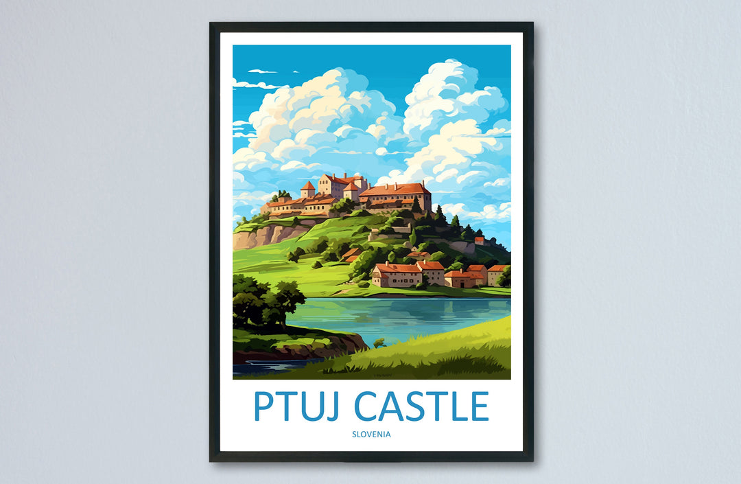 Ptuj Castle Travel Print Ptuj Castle Home Décor Slovenia Art Print Ptuj Castle Wall Print For Lake Bled Gift Wall Hanging Artwork