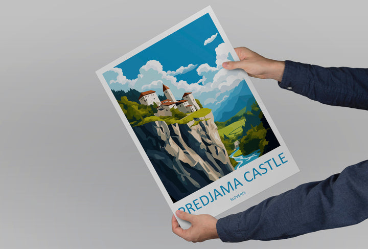Predjama Castle Travel Print Predjama Castle Home Décor Slovenia Art Print Predjama Castle Wall Print For Lake Bled Gift Wall Hanging Art