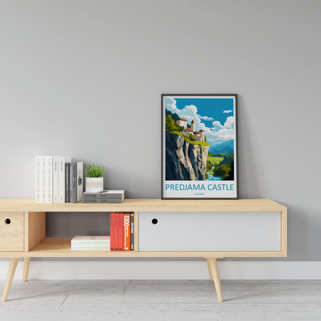 Predjama Castle Travel Print Predjama Castle Home Décor Slovenia Art Print Predjama Castle Wall Print For Lake Bled Gift Wall Hanging Art