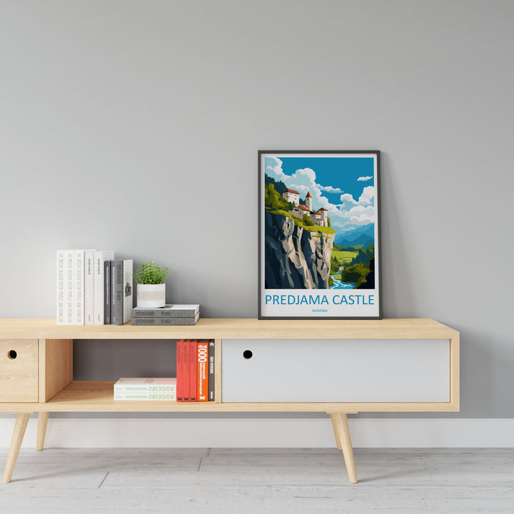 Predjama Castle Travel Print Predjama Castle Home Décor Slovenia Art Print Predjama Castle Wall Print For Lake Bled Gift Wall Hanging Art