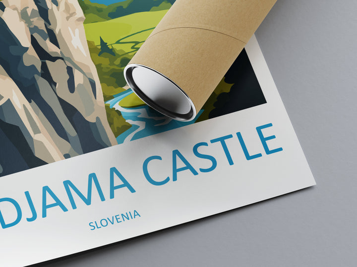 Predjama Castle Travel Print Predjama Castle Home Décor Slovenia Art Print Predjama Castle Wall Print For Lake Bled Gift Wall Hanging Art
