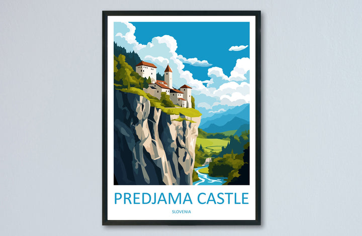 Predjama Castle Travel Print Predjama Castle Home Décor Slovenia Art Print Predjama Castle Wall Print For Lake Bled Gift Wall Hanging Art