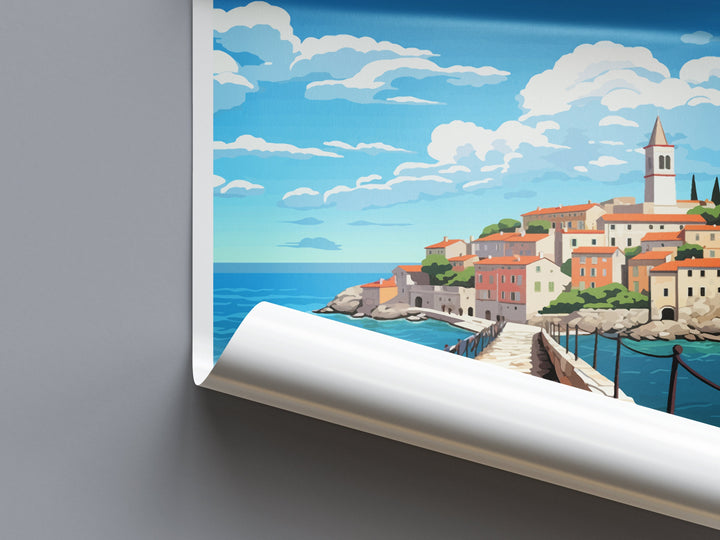 Piran Travel Print Piran Home Décor Slovenia Art Print Piran Wall Print For Piran Gift Wall Hanging Art Travel Slovenia Artwork Gift