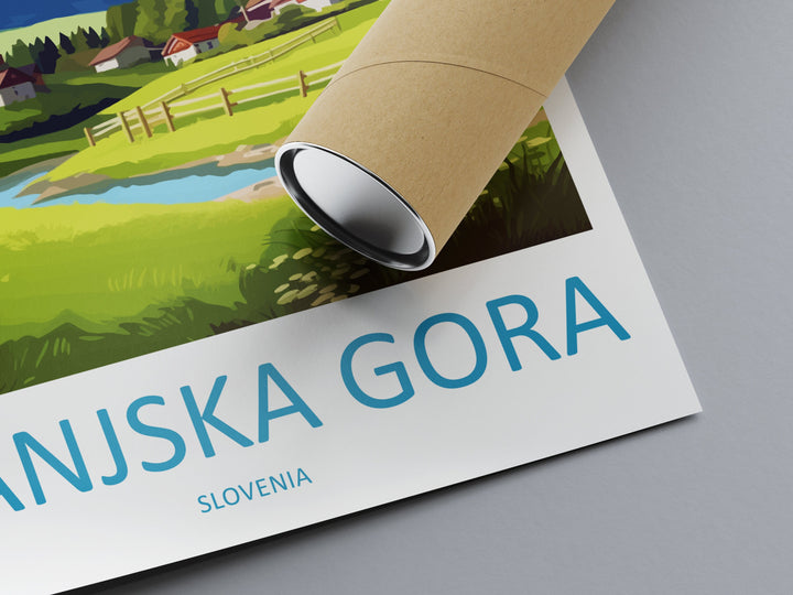 Kranjska Gora Travel Print Kranjska Gora Home Décor Slovenia Art Print Kranjska Gora Wall Print For Gift Wall Hanging Art Travel Slovenia