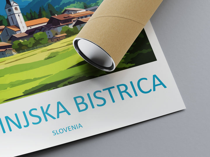 Bohinjska Bistrica Travel Print Bohinjska Bistrica Home Décor Slovenia Art Print Bohinjska Bistrica Wall Print For Gift Wall Hanging Art