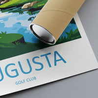 Augusta Golf Course Travel Print Wall Art Augusta Golf Course Wall Hanging Home Décor Augusta Golf Course Art Gift Art Lovers Golf Art