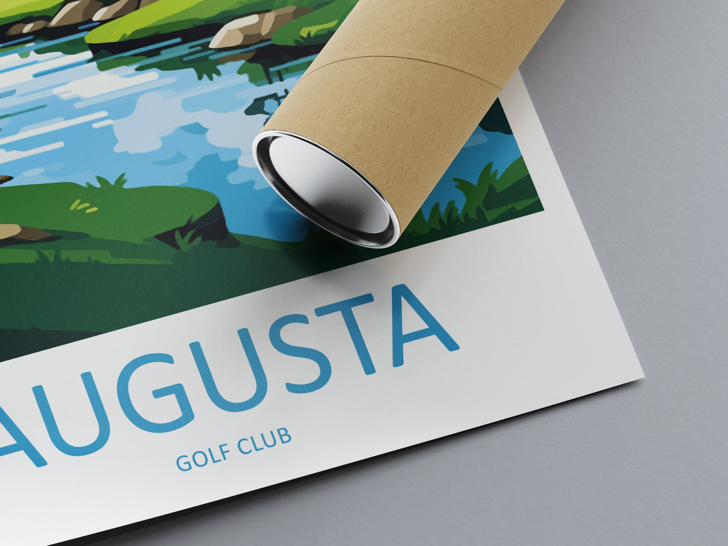 Augusta Golf Course Travel Print Wall Art Augusta Golf Course Wall Hanging Home Décor Augusta Golf Course Art Gift Art Lovers Golf Art