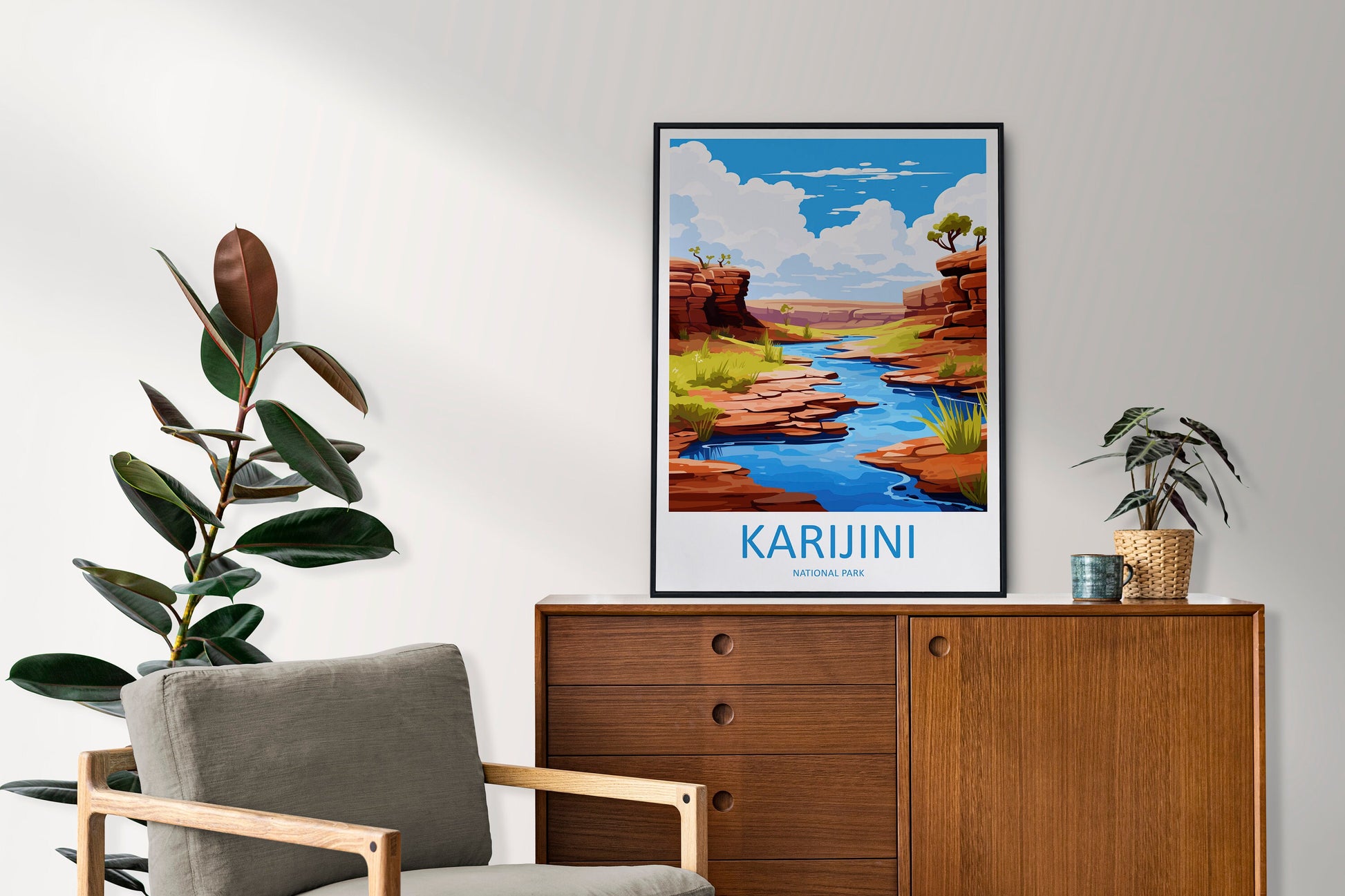 Karijini National Park Travel Print Wall Karijini National Park Wall Hanging Home Décor Karijini Gift Art Lovers Art Australia Art