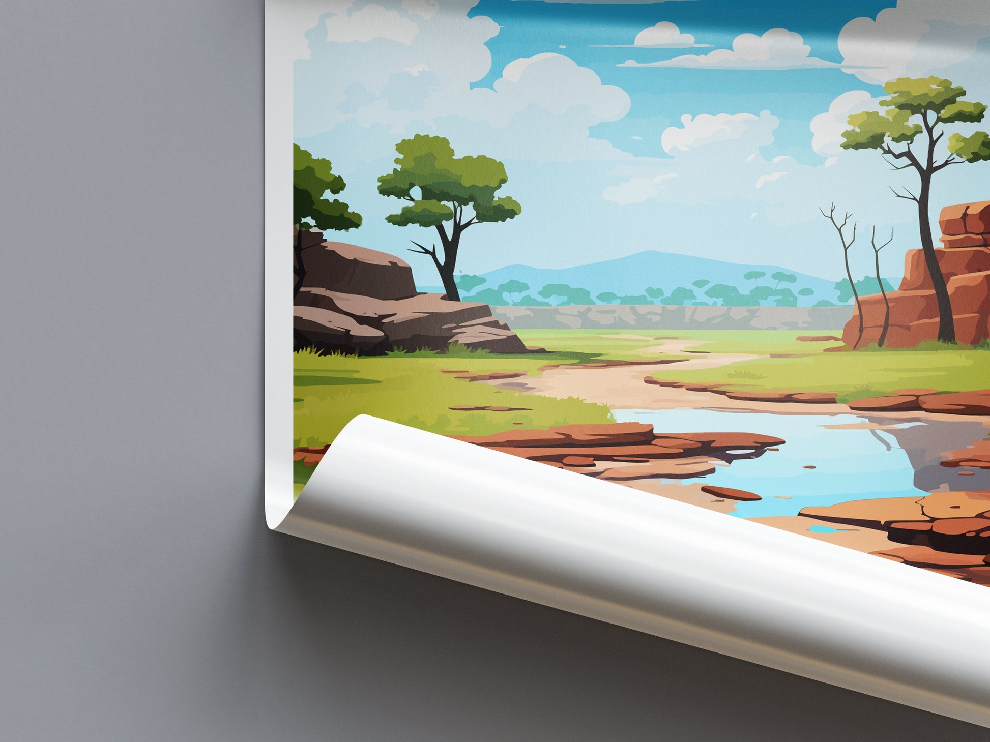 Kakadu National Park Travel Print Wall Kakadu National Park Wall Hanging Home Décor Kakadu Gift Art Lovers Art Australia Art