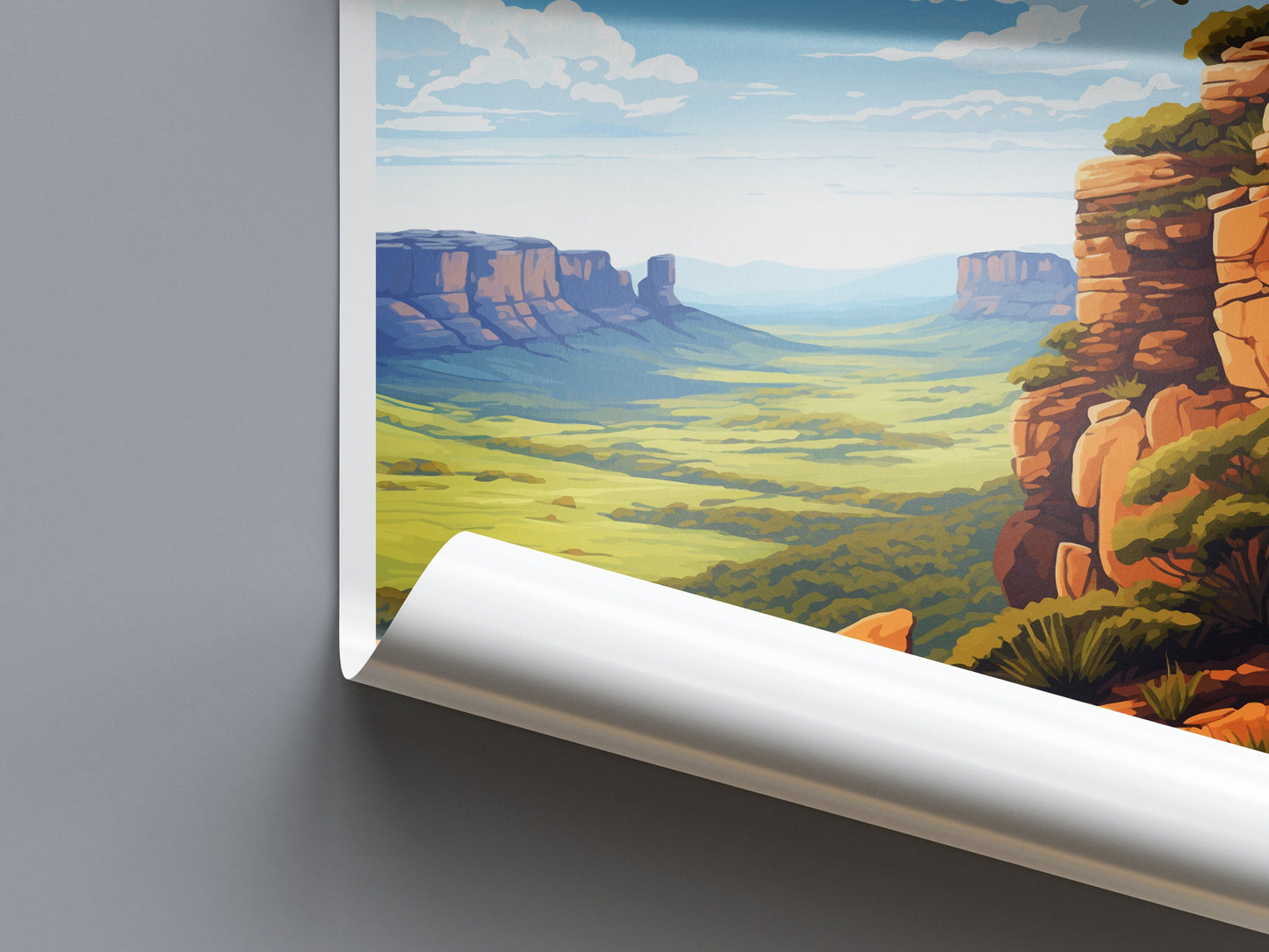 Grampians National Park Travel Print Wall Grampians National Park Wall Hanging Home Décor Grampians Gift Art Lovers Art Australia Art